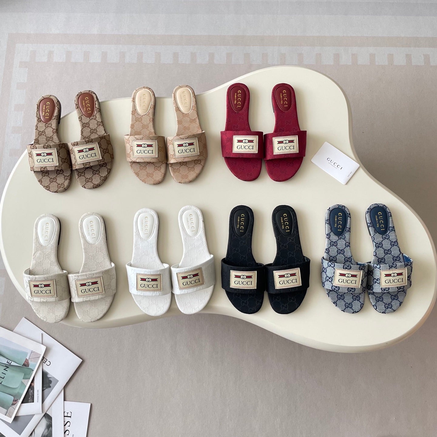 Gucci Inspired slide sandals