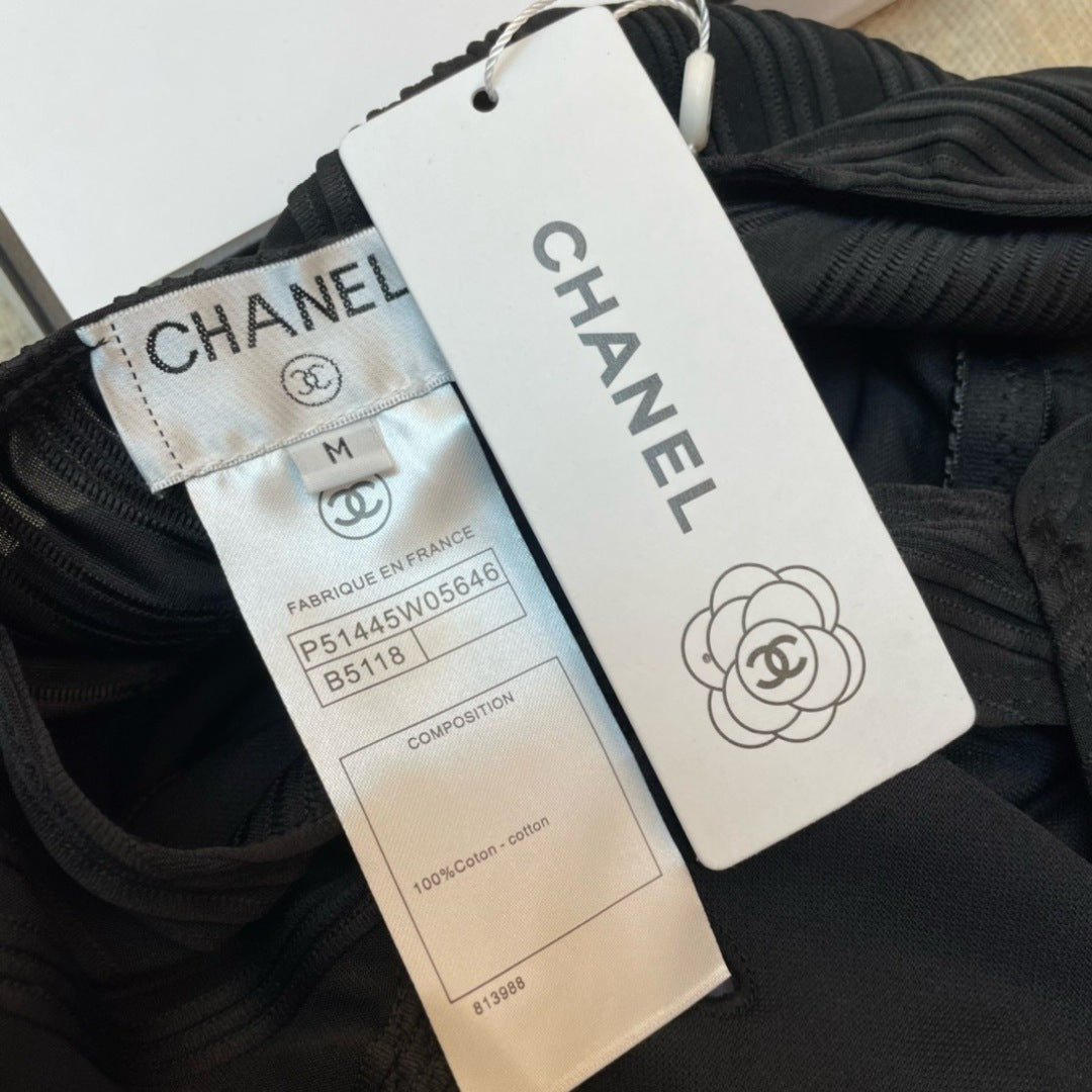 Chanel Inspired one-piece swimsuit