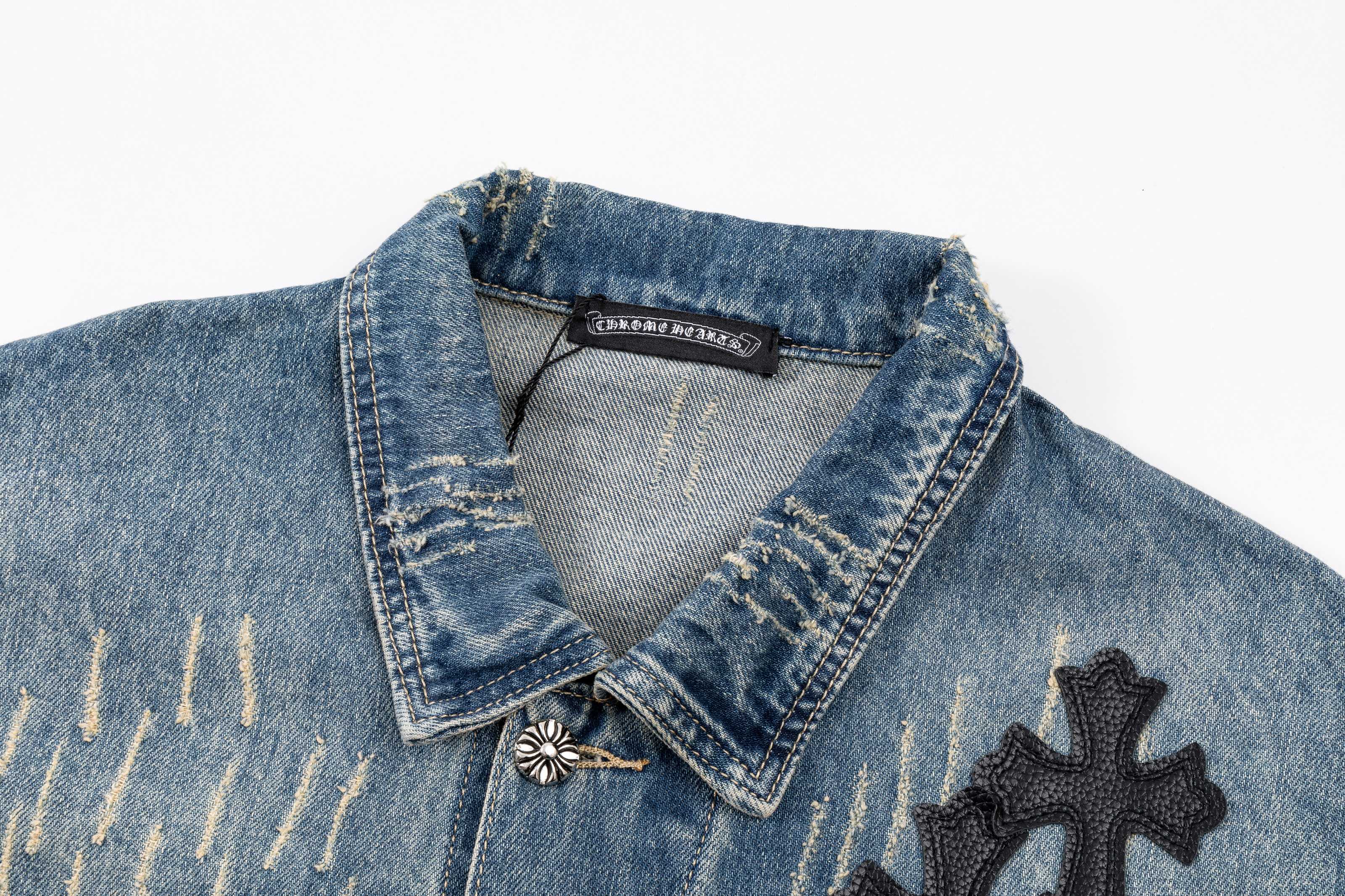 Chrome Hearts Inspired denim jacket