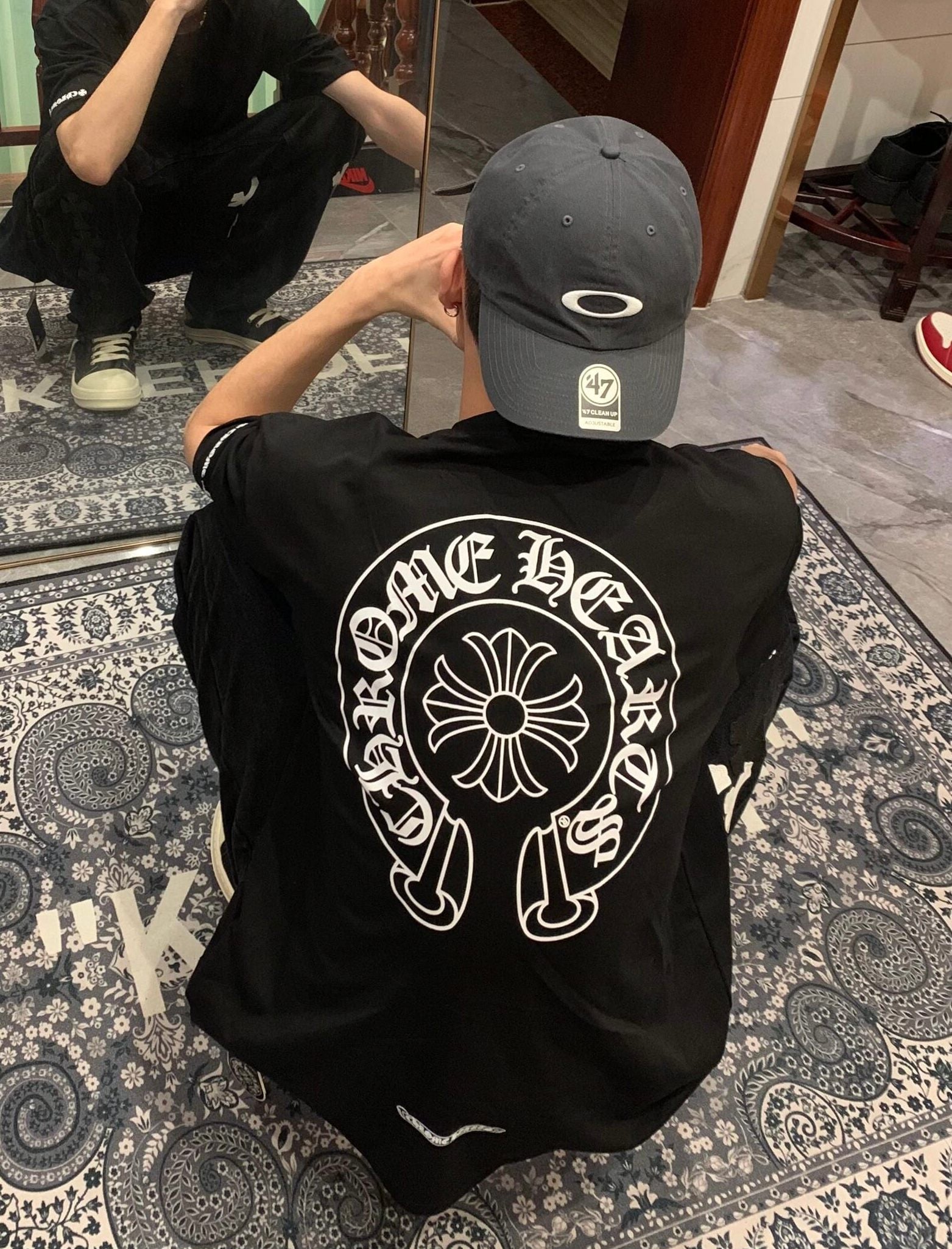 Chrome Hearts Inspired Hong Kong Horseshoe T-shirt