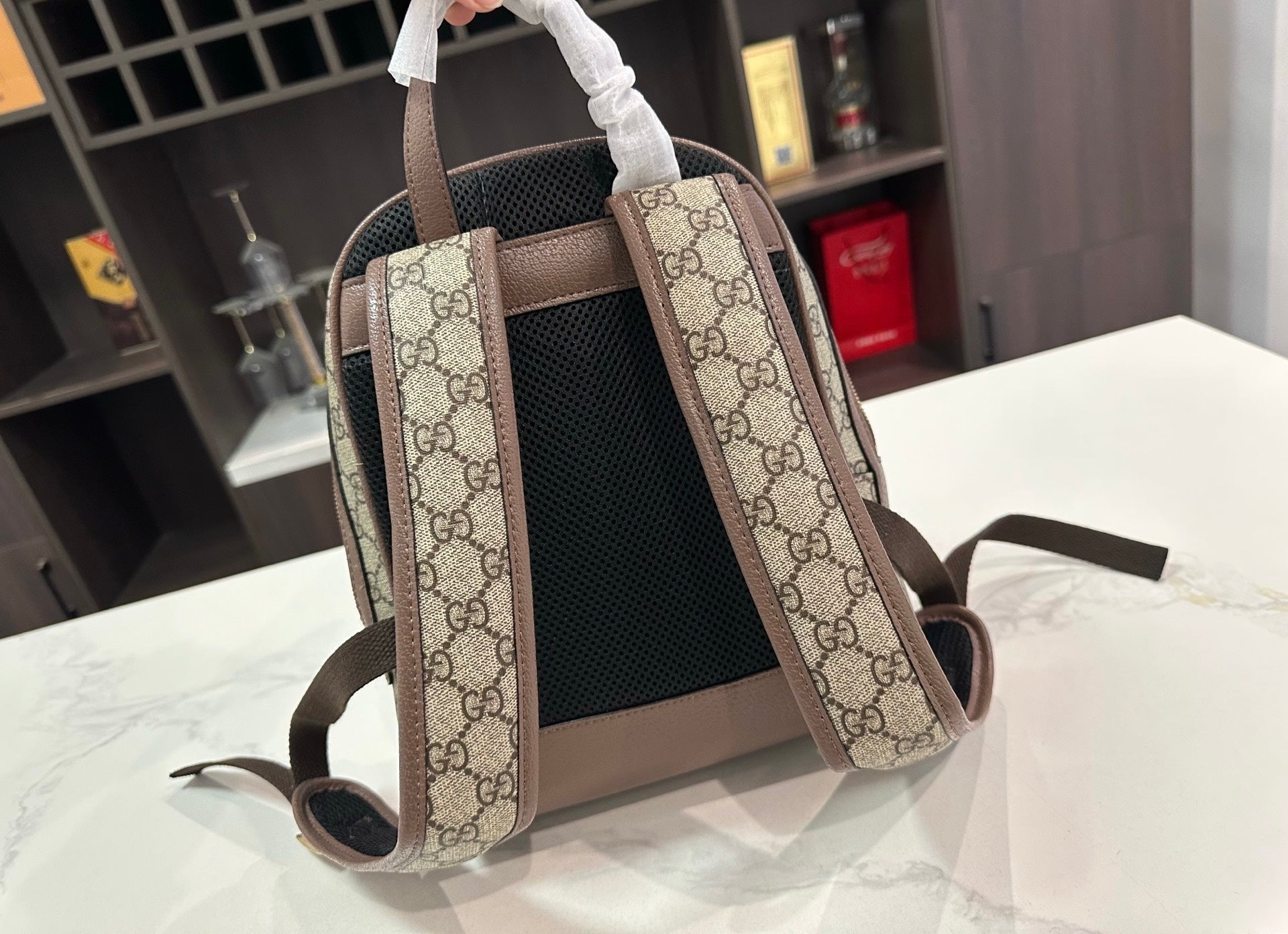 Disney x Gucci Inspired Donald Duck backpack