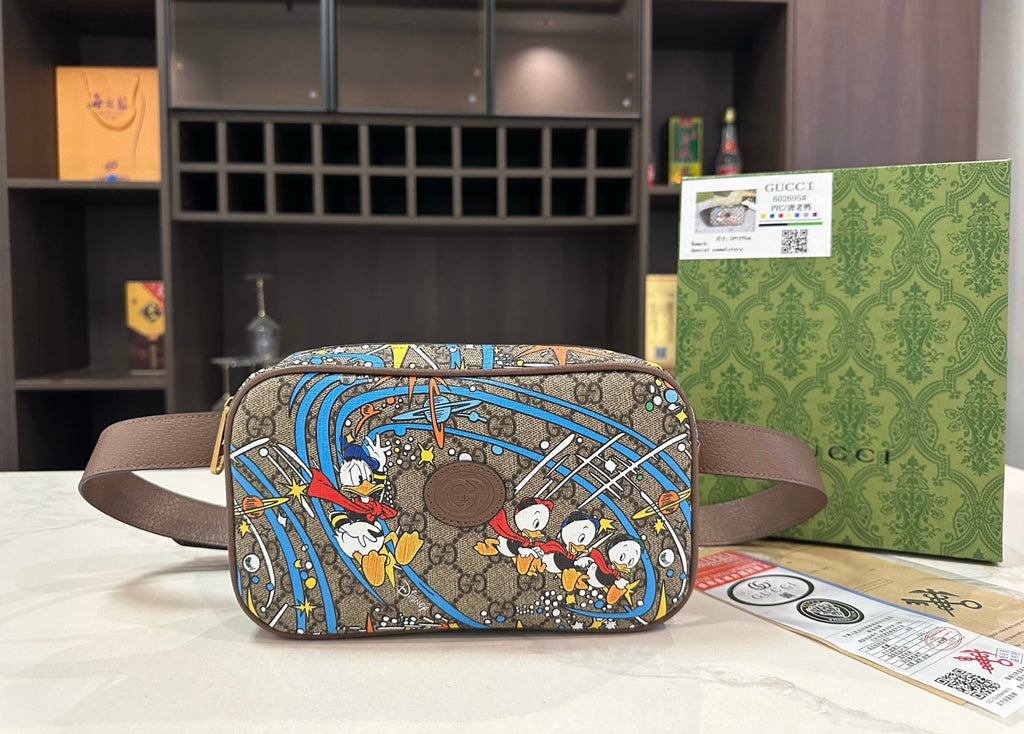 Gucci x Disney Inspired Donald Duck belt bag