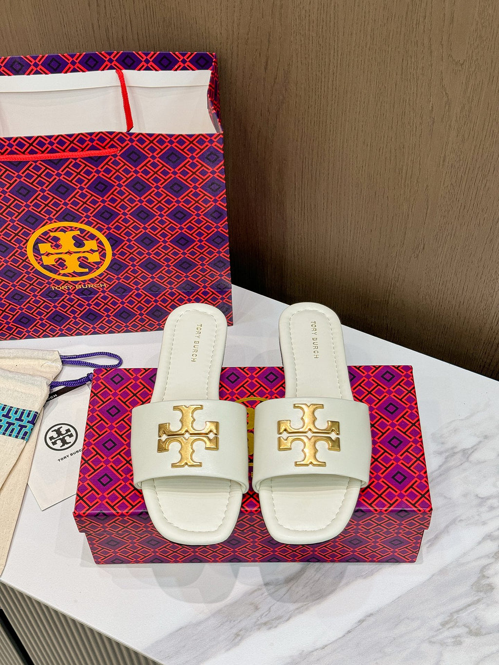 Tory Burch Inspired Eleanor slide sandals