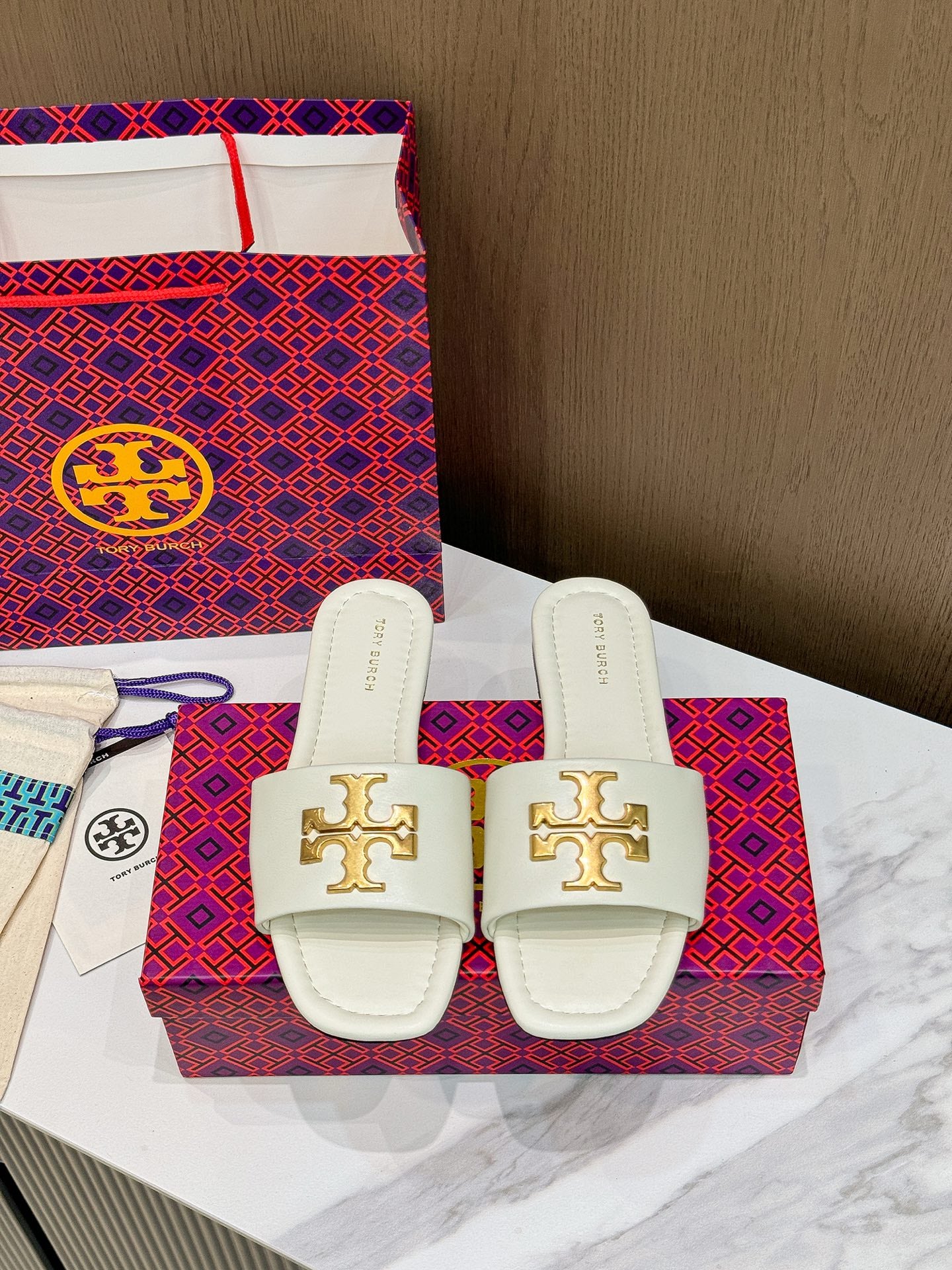 Tory Burch Inspired Eleanor slide sandals