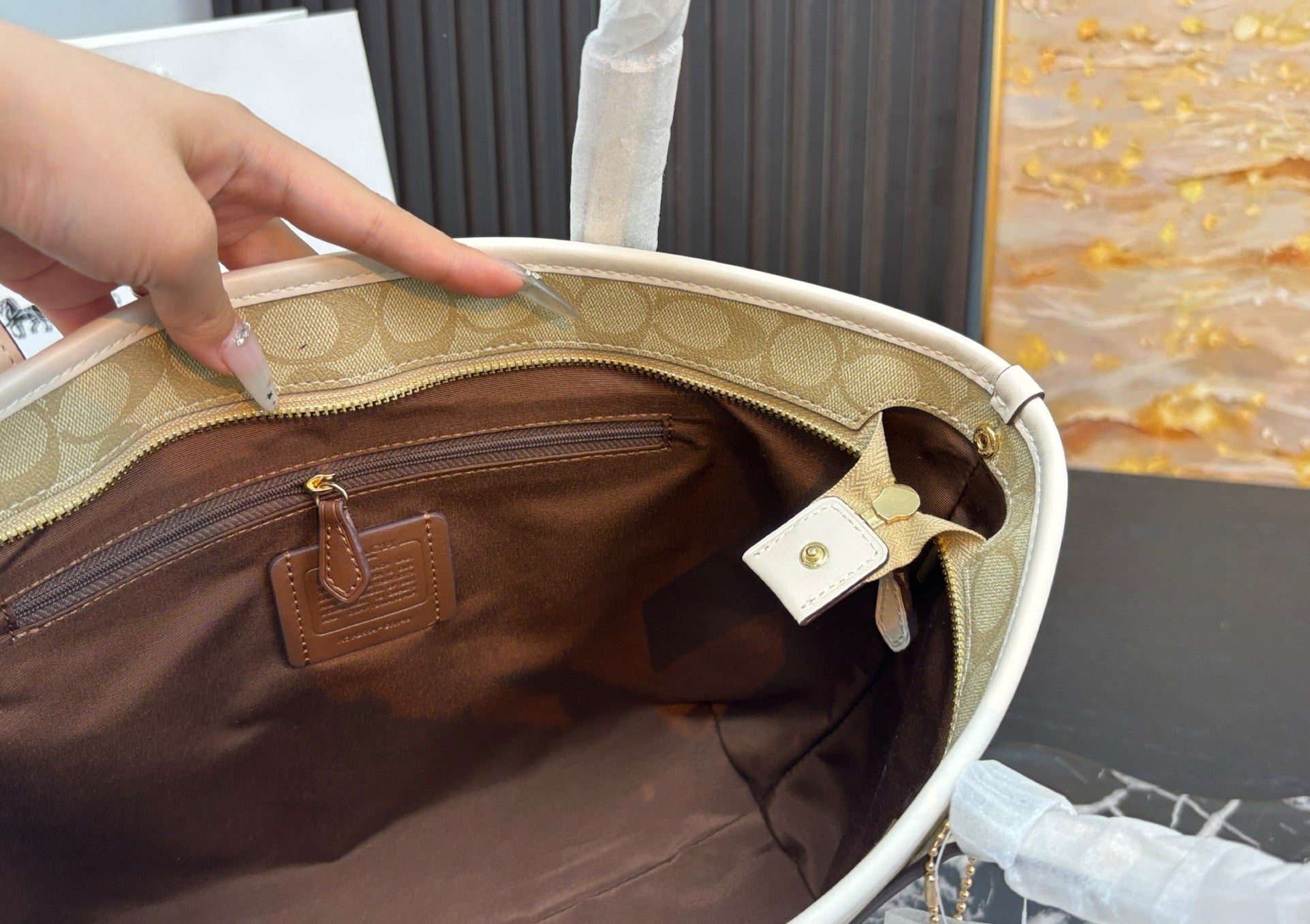 Coach Inspired City Totes