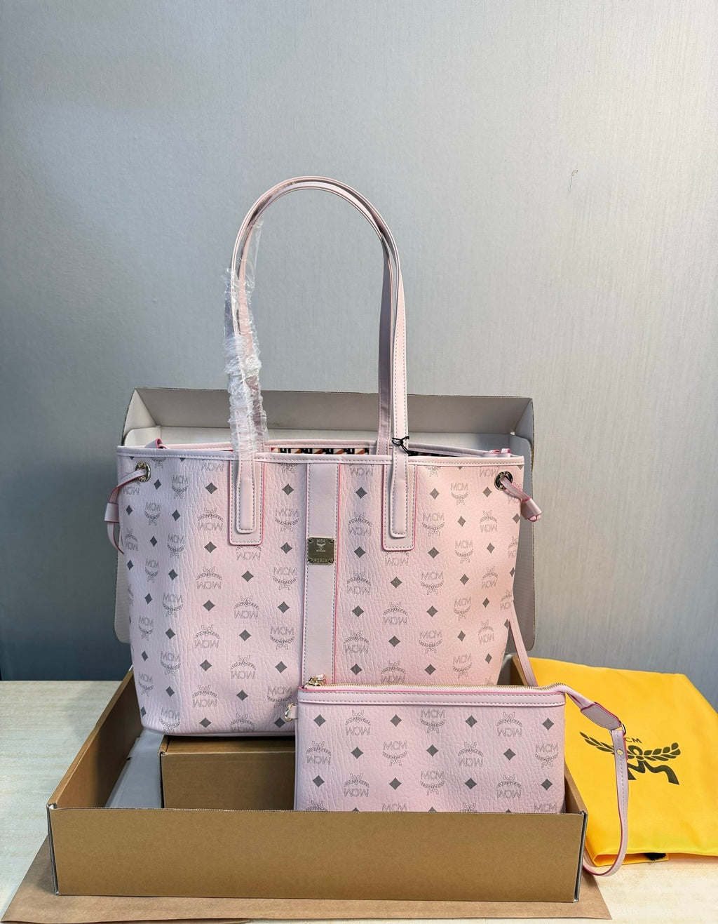 MCM Inspired Liz Reversible Shopper