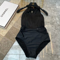 Chanel Inspired one-piece swimsuit