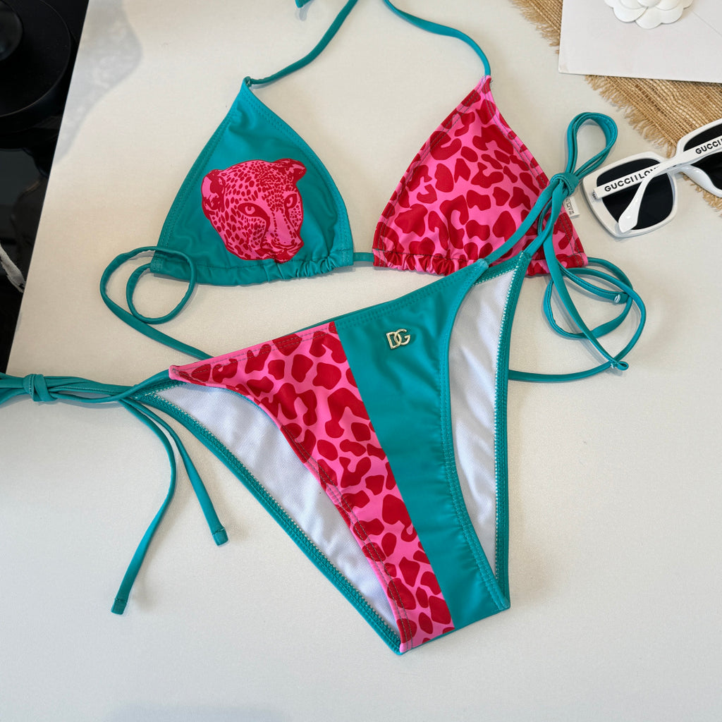 Dolce & Gabbana Inspired leopard print bikini
