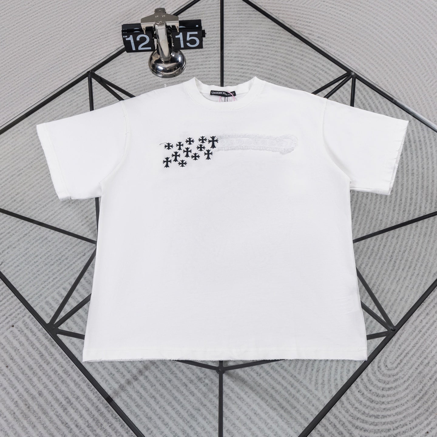 Chrome Hearts Inspired Crosses All Over Horseshoe T-Shirt