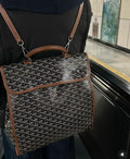 Goyard Inspired Saint Leger Herringbone