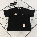 Burberry Inspired cursive logo cotton t-shirt