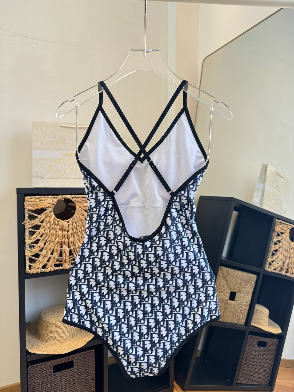 Dior Inspired Oblique Swimsuit