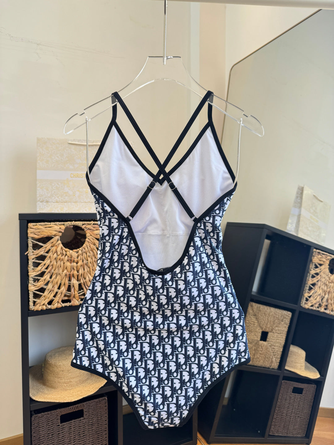 Dior Inspired Oblique Swimsuit