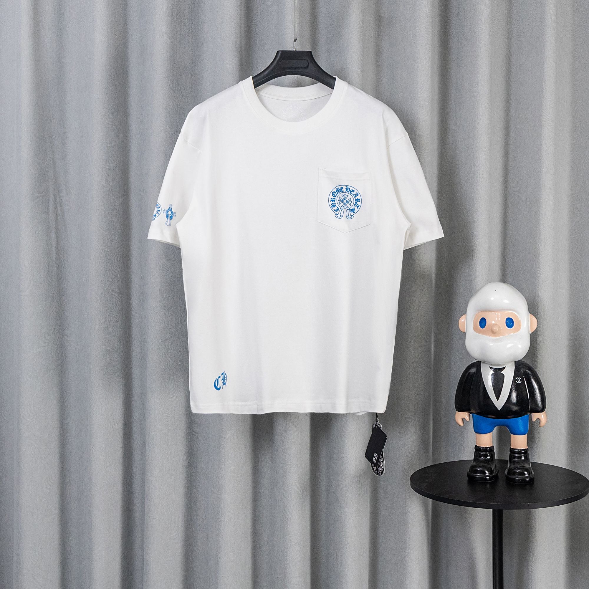 Chrome Hearts Inspired Triple Cross logo t-shirt