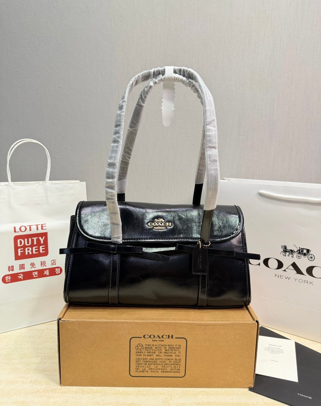 Coach Inspired Bridget Flap Shoulder Bag