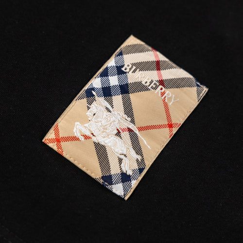 Burberry Inspired cursive logo cotton t-shirt
